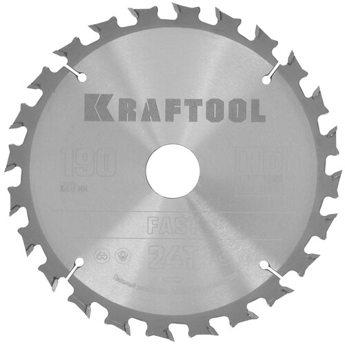Купить Диск пильный KRAFTOOL 36950-190-30  9107964. Характеристики, отзывы и цены в Донецке