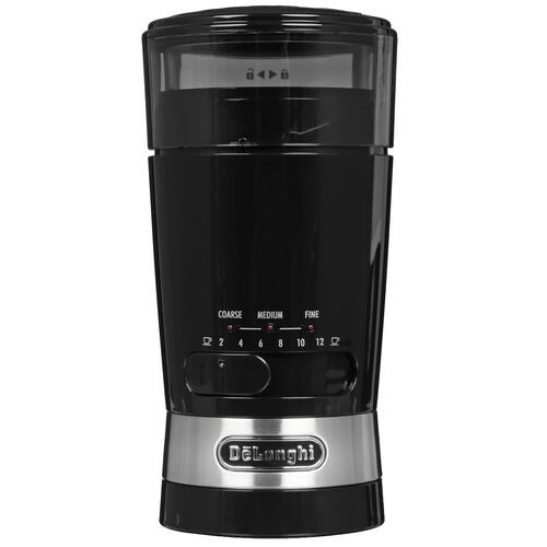 Купить Кофемолка электрическая Delonghi KG210BL черный  5319876. Характеристики, отзывы и цены в Донецке