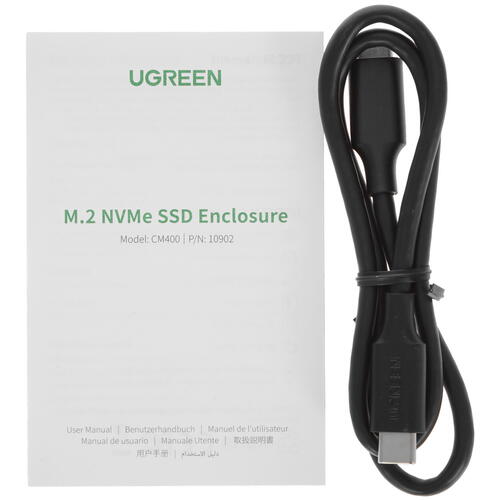 Купить M.2 Внешний бокс Ugreen CM400  4866684. Характеристики, отзывы и цены в Донецке