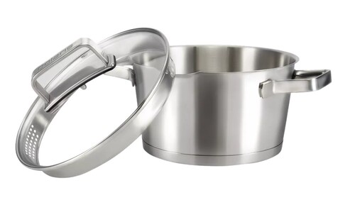 Купить Кастрюля Polaris Loretto-24С 5.3 л 24 см серебристый  9139974. Характеристики, отзывы и цены в Донецке