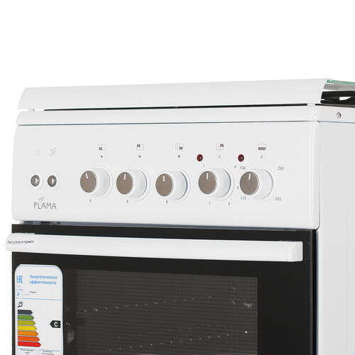 Купить Комбинированная плита Flama L RK 23-126 белый  5305309. Характеристики, отзывы и цены в Донецке