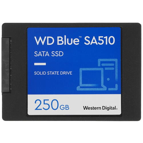 Купить 250 ГБ 2.5" SATA накопитель WD Blue SA510 [WDS250G3B0A]  9910458. Характеристики, отзывы и цены в Донецке