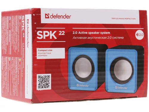 Купить Колонки Defender SPK 22 синий  1040425. Характеристики, отзывы и цены в Донецке