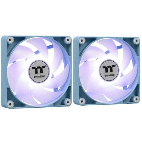 Купить Комплект вентиляторов Thermaltake CT120 ARGB Hydrangea Blue [CL-F202-PL12BU-A] голубой  5486444. Характеристики, отзывы и цены в Донецке