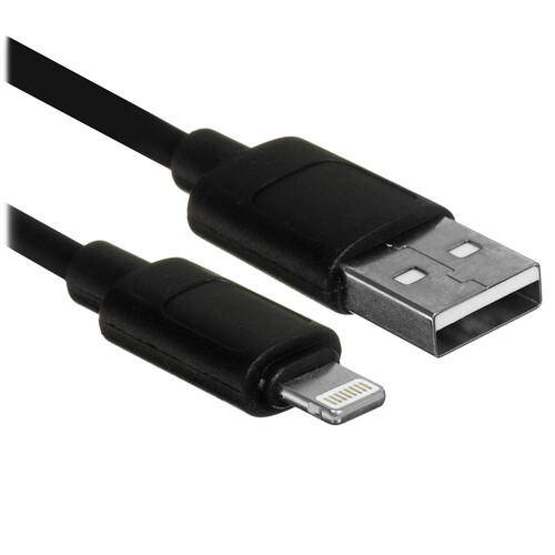 Купить Кабель круглый Hoco Lightning 8-pin - USB 2.0 Type-A черный 1 м  5635296. Характеристики, отзывы и цены в Донецке