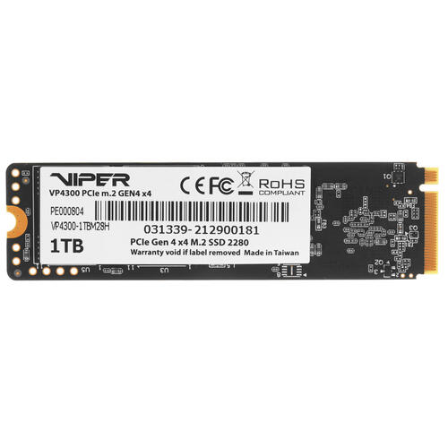 Купить 1000 ГБ M.2 NVMe накопитель Patriot Viper VP4300 [VP4300-1TBM28H]  4787976. Характеристики, отзывы и цены в Донецке