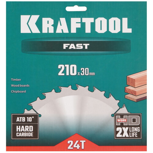 Купить Диск пильный KRAFTOOL 36950-210-30  9107957. Характеристики, отзывы и цены в Донецке