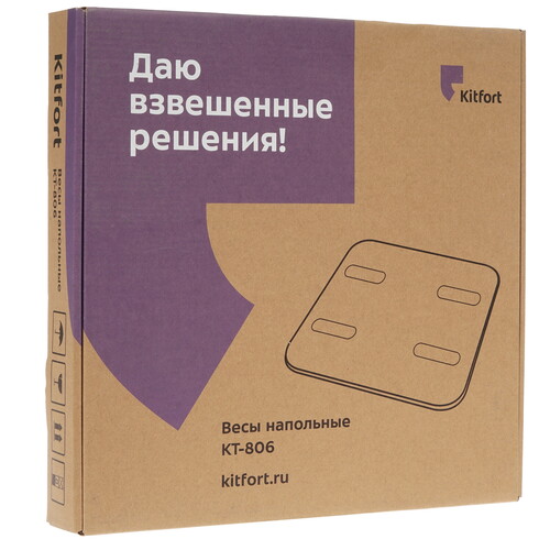 Купить Весы Kitfort КТ-806 черный  8197292. Характеристики, отзывы и цены в Донецке