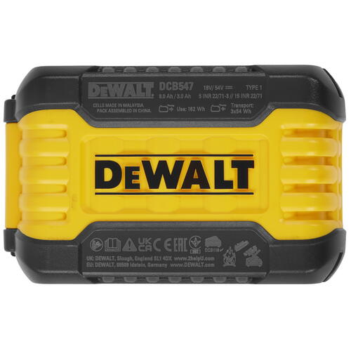 Купить Аккумулятор DeWalt DCB547-XJ XR FLEXVOLТ 18/54V  5440950. Характеристики, отзывы и цены в Донецке