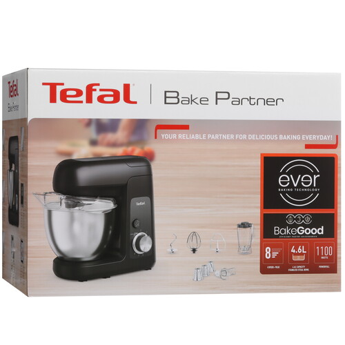 Купить Кухонная машина Tefal QB522838 черный  9103164. Характеристики, отзывы и цены в Донецке