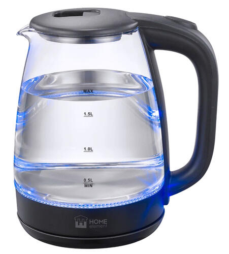 Купить Электрочайник Home Element HE-KT2310 черный  9091614. Характеристики, отзывы и цены в Донецке