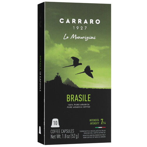 Купить Кофе в капсулах Carraro BRASILE  9122124. Характеристики, отзывы и цены в Донецке