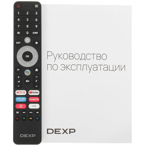 Купить 65" (165 см) Телевизор DEXP Q651 серый  5077346. Характеристики, отзывы и цены в Донецке