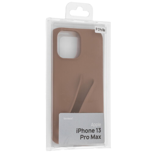Купить Накладка  BoraSCO для Apple iPhone 13 Pro Max бежевый  5498080. Характеристики, отзывы и цены в Донецке