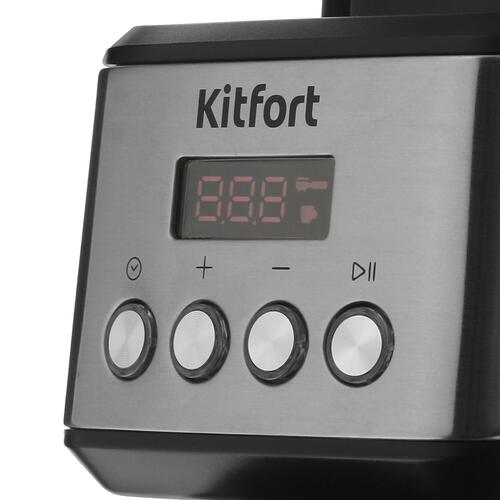 Купить Кофемолка электрическая Kitfort КТ-790 серебристый  9965050. Характеристики, отзывы и цены в Донецке