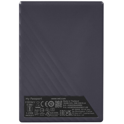 Купить 4 ТБ Внешний HDD WD My Passport [WDBRMD0040BGY-CESN]  5602248. Характеристики, отзывы и цены в Донецке