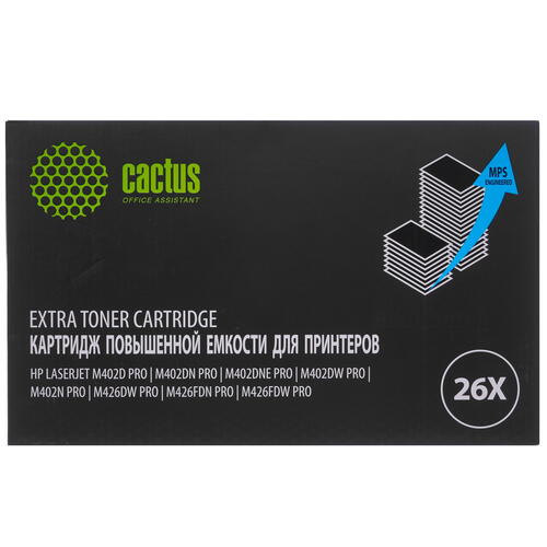 Купить Картридж лазерный Cactus CS-CF226X-MPS черный, с чипом  8159021. Характеристики, отзывы и цены в Донецке