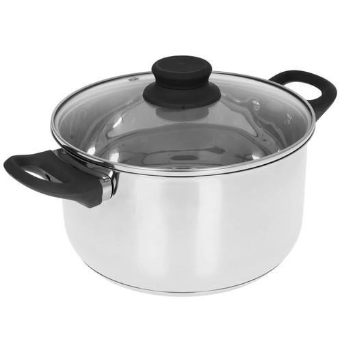 Купить Кастрюля Appetite Polly HU14463 4.6 л 22 см серый  9294708. Характеристики, отзывы и цены в Донецке