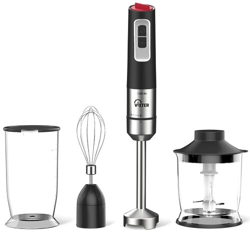 Купить Блендер погружной VIXTER HBW-2165 черный  5070196. Характеристики, отзывы и цены в Донецке