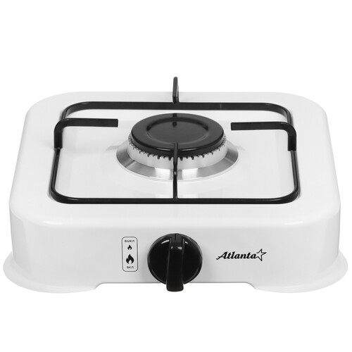 Купить Газовая плитка ATH-1802 (white) белый  9149644. Характеристики, отзывы и цены в Донецке
