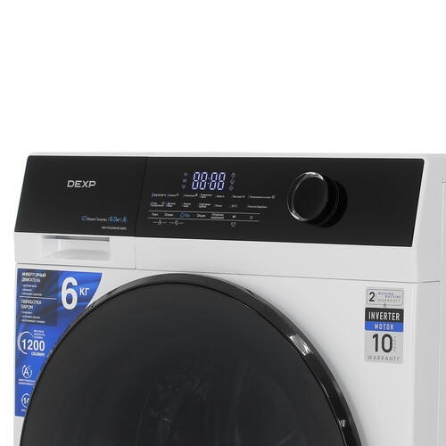 Купить Стиральная машина DEXP WM-F612MKHE/WBSI белый  5445077. Характеристики, отзывы и цены в Донецке