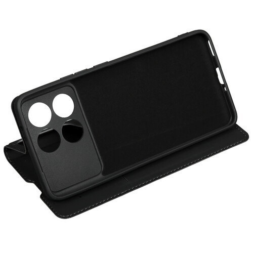 Купить Чехол-книжка  BoraSCO Smart Cover для POCO F6 Pro черный  5463278. Характеристики, отзывы и цены в Донецке