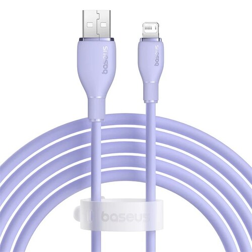 Купить Кабель круглый Baseus Lightning 8-pin - USB 2.0 Type-A фиолетовый 2 м  9260745. Характеристики, отзывы и цены в Донецке
