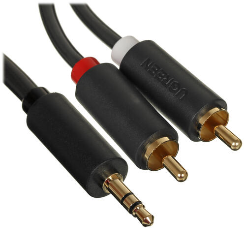 Купить Кабель   Ugreen 3.5 mm jack - RCA x2 черный  5026955. Характеристики, отзывы и цены в Донецке