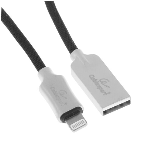 Купить Кабель круглый Cablexpert Lightning 8-pin MFI - USB 2.0 Type-A черный 1 м  5485453. Характеристики, отзывы и цены в Донецке