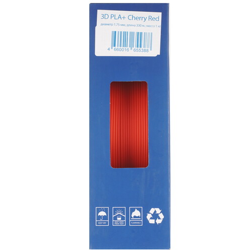 Купить Пластик NVPRINT PLA+ Cherry Red  9158671. Характеристики, отзывы и цены в Донецке