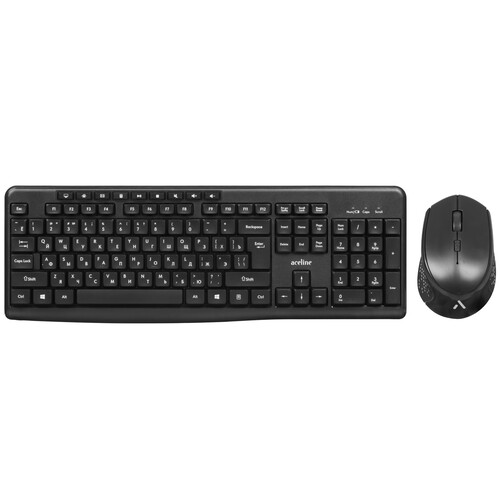 Купить Клавиатура+мышь беспроводная   Aceline ST-706 черный  9196359. Характеристики, отзывы и цены в Донецке