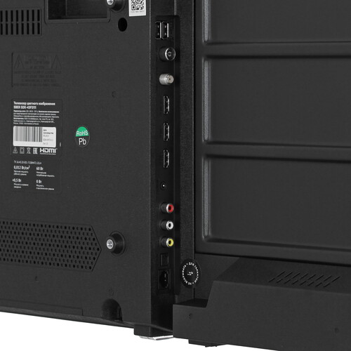 Купить 43" (109 см) Телевизор Sber SDX-43F3111 черный  9300213. Характеристики, отзывы и цены в Донецке