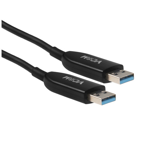 Купить Кабель VCOM USB Type-A - USB Type-A черный  5630642. Характеристики, отзывы и цены в Донецке
