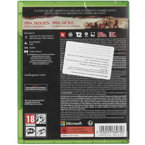 Купить Игра Mafia: The Old Country (Xbox Series X)  5635731. Характеристики, отзывы и цены в Донецке