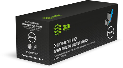 Купить Картридж лазерный Cactus CS-C069HY-MPS 069HY желтый, с чипом  5643824. Характеристики, отзывы и цены в Донецке