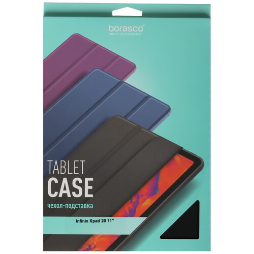 Купить Чехол-книжка BoraSCO Infinix XPAD 20 черный  5634902. Характеристики, отзывы и цены в Донецке
