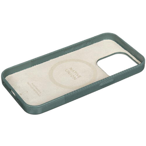 Купить Накладка  Native Union (Re)Classic Case для Apple iPhone 15 Pro зеленый/бежевый  5460516. Характеристики, отзывы и цены в Донецке