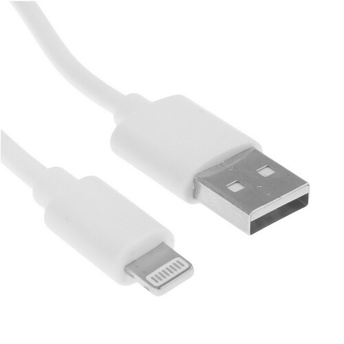 Купить Кабель круглый BoraSCO Lightning 8-pin - USB 2.0 Type-A белый 1 м  5614028. Характеристики, отзывы и цены в Донецке
