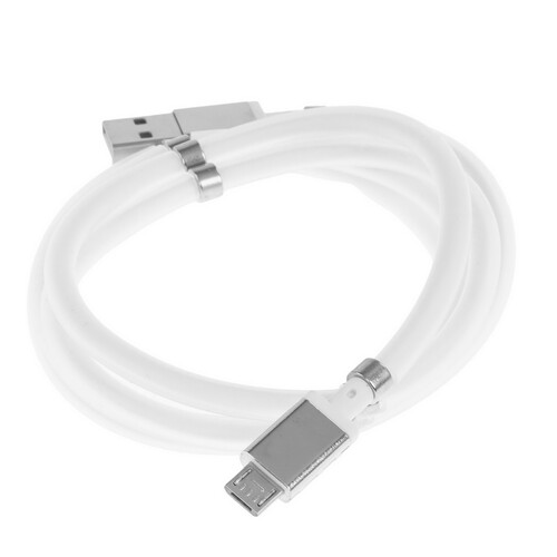 Купить Кабель круглый Hoco micro USB - USB 2.0 Type-A белый 1 м  9244485. Характеристики, отзывы и цены в Донецке