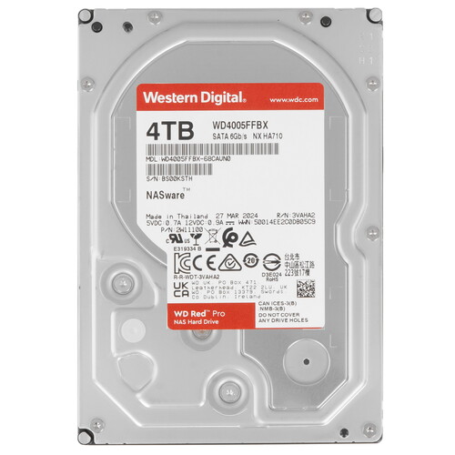 Купить 4 ТБ Жесткий диск WD Red Pro [WD4005FFBX]  5478551. Характеристики, отзывы и цены в Донецке