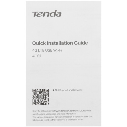 Купить 3G/4G LTE модем Tenda 4G01  5639359. Характеристики, отзывы и цены в Донецке