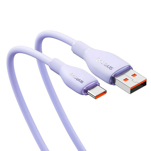 Купить Кабель круглый Baseus USB Type-C - USB 2.0 Type-A фиолетовый 2 м  5627529. Характеристики, отзывы и цены в Донецке