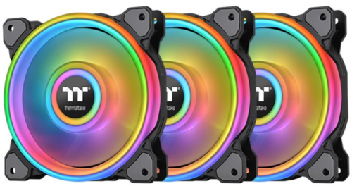 Купить Комплект вентиляторов Thermaltake Riing Quad 14 RGB Radiator Fan TT Premium Edition [CL-F089-PL14SW-A] черный  1614540. Характеристики, отзывы и цены в Донецке