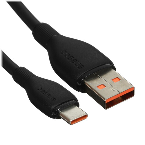 Купить Кабель круглый Baseus USB Type-C - USB 2.0 Type-A черный 2 м  5495763. Характеристики, отзывы и цены в Донецке