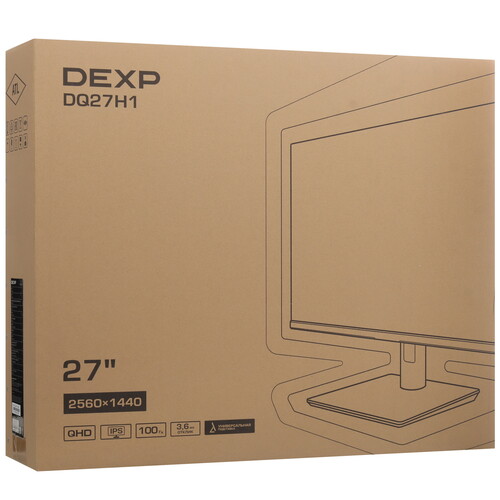 Купить 27" Монитор DEXP DQ27H1 черный  9175841. Характеристики, отзывы и цены в Донецке