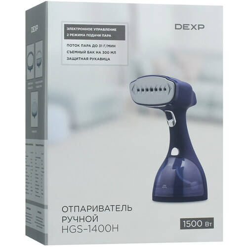 Купить Отпариватель DEXP HGS-1400H синий  5416354. Характеристики, отзывы и цены в Донецке