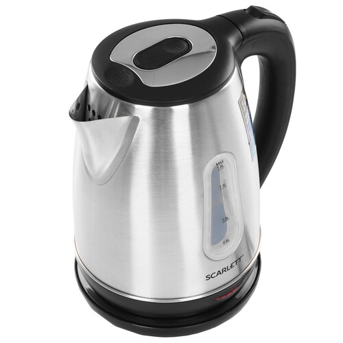 Купить Электрочайник Scarlett SC-EK21S36 серебристый  9136198. Характеристики, отзывы и цены в Донецке