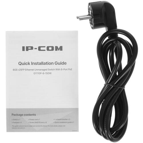Купить Коммутатор IP-COM G1110P-8-150W  5365384. Характеристики, отзывы и цены в Донецке