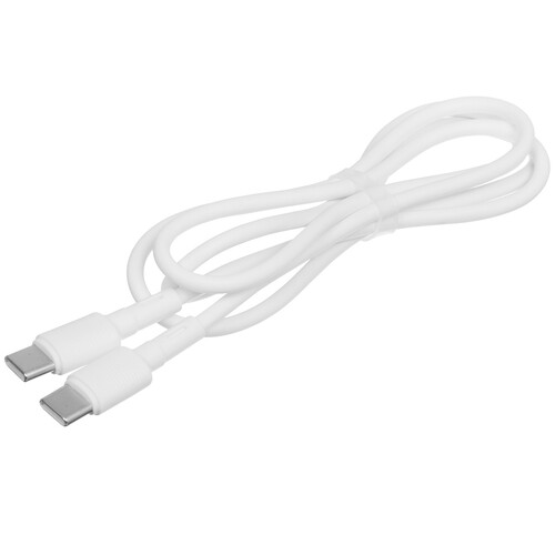 Купить Кабель круглый Hoco USB Type-C - USB Type-C белый 1 м  5474995. Характеристики, отзывы и цены в Донецке