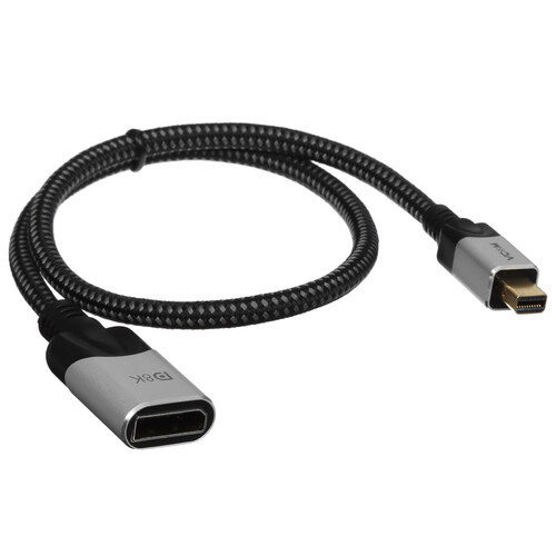 Купить Кабель однонаправленный VCOM mini DisplayPort - DisplayPort, 0.5 м  5471552. Характеристики, отзывы и цены в Донецке